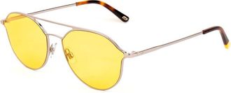 Web Eyewear Silver Metal Sunglasses