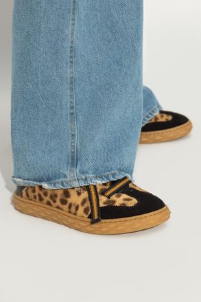 Jimmy Choo London Diamond Sneakers, Womens, Brown