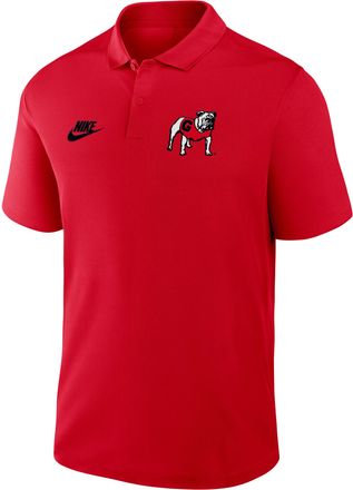 Nike Georgia Primetime Victory Legacy Vault Logo Nike Mens Dri-FIT College Polo in Red | 35865NUGV-J2A