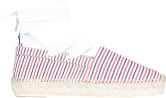 Thom Browne Seersucker Cotton Espadrilles-Donna