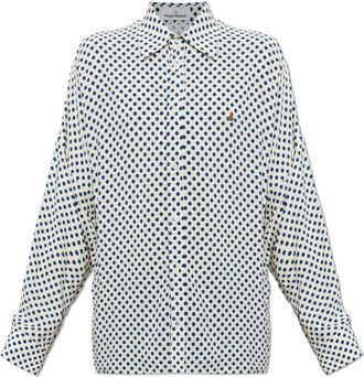 Vivienne Westwood Batwing Shirt - Heren - Casual Overhemden - Beige - S - Overhemden