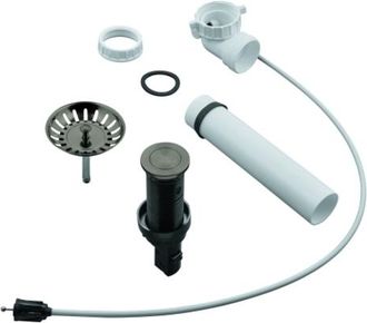 GROHE Desag&uuml;e Grohe Pop-up, Exc&eacute;ntrico De Empuje Redondo Con Cable