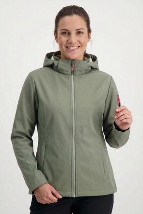 F.lli Campagnolo Softshelljacke CMP, Damen, Gr. 34, avocado, Softshell, Obermaterial: 100% Polyester. Futter: 100% Polyester, hoch geschlossener Ausschnitt, eingefasst