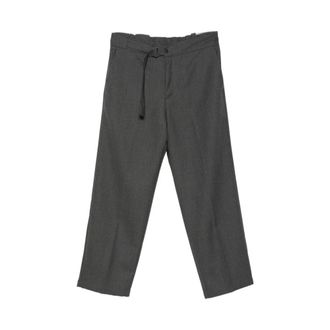 Costumein Pantalones John de pernera recta con cintur&oacute;n - Trousers - Hombre - Gris - M