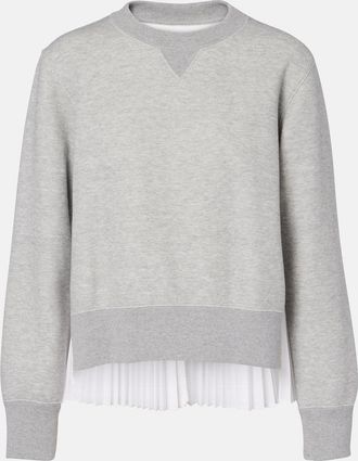 sacai Cotton-blend sweatshirt