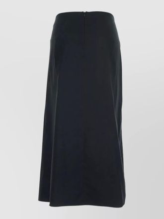 Max Mara asymmetric draped midi skirt