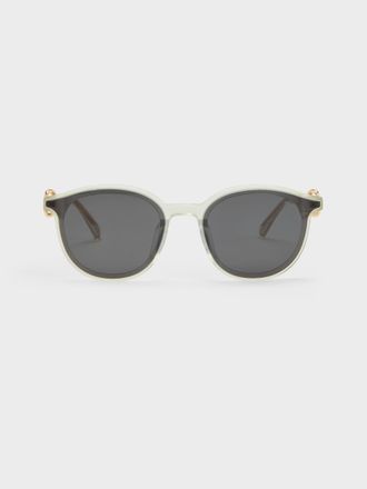 Charles & Keith Ciara Heart-Motif Sunglasses