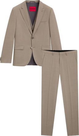 HUGO BOSS Hombre, Trajes, Beige, Talla: M