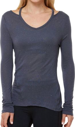 Shape Active South Street Long Sleeve Tee In Blue