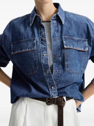 Brunello Cucinelli Womens Flap-Pockets Overshirt Ss26 W