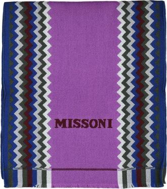 Missoni Fuchsia Wool Scarf