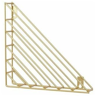 OEM Revistero Geom&eacute;trico N&oacute;rdico De Pared - Revistero - Revistero De Metal - Para Ba&ntilde;o, Oficina Y Recibidor - Hierro (dorado) - Crezuo