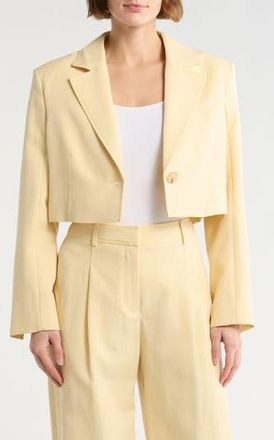Boss Orange by Hugo Boss Jasao Crop Blazer in Bright Yellow at Nordstrom Rack, Size 18 (Similar To 14W)