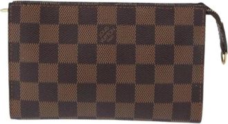 Louis Vuitton Pre-owned Clutches, female, Brown, Size: ONE SIZE Pre-owned Canvas Clutch