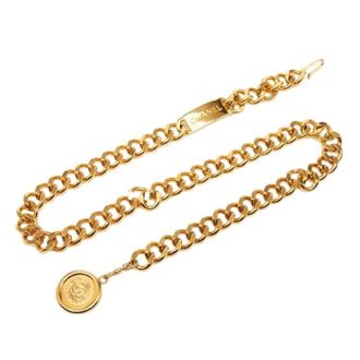 Chanel Pre-owned Metal Belt - female - Chanel Vintage - Vintage Belts - Yellow - ONE SIZE - Pre-owned