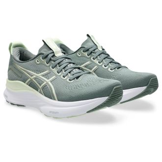 Asics Laufschuh ASICS GEL-KAYANO 32, Damen, Gr. 37,5, gr&uuml;n (monument blau, whisper gr&uuml;n), Textil, Schuhe Laufschuh, f&uuml;r mehr Stabilit&auml;t