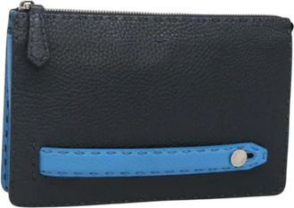 Fendi Pre-owned Leather clutches - Dames - Vintage Clutch - Zwart - ONE Size - Leer - Vintage