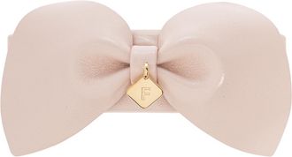 Ferragamo Leather Hair Clip