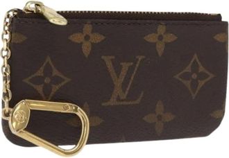 Louis Vuitton Pre-owned Accessories, female, Brown, Size: ONE SIZE Pre-owned Canvas Wallet