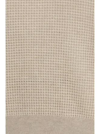 Brunello Cucinelli Womens Hooded Cashmere Sweatshirt Rustic Beige Beige-Panama (capra Hircus) Knitwear Beige/panama Sweater