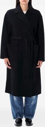 Polo Ralph Lauren Cappotto in lana con cintura - Nero