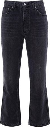 Represent Diffused Black Heaton Flared Denim Jeans