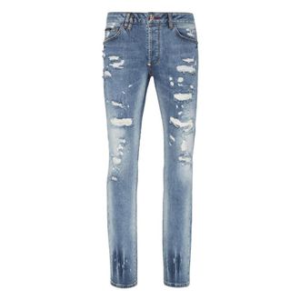 Philipp Plein Uomo, Jeans, Blu, W33, new