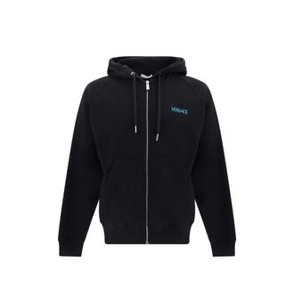 Versace Black Cotton Mens Sweatshirt