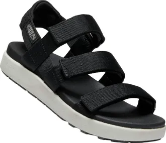 Keen Womens Elle Strappy Sandals In Black/vapor
