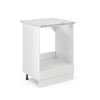 Vicco Armario Para Horno Empotrado R-line, Blanco Casa De Campo, 60 Cm, Et M&aacute;rmol Vicco
