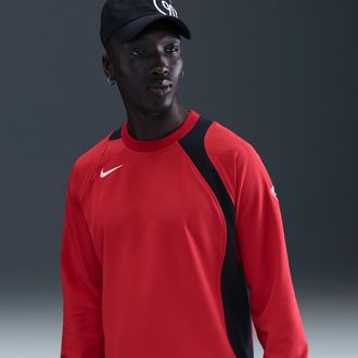 Nike Mens Total 90 Repel Soccer Crew-Neck Top in Red | HQ3396-687