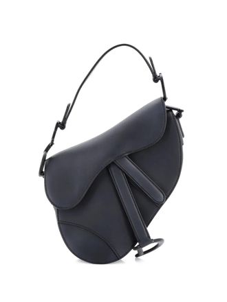 Dior Borsa a spalla Saddle mini in pelle ultraopaca - Nero