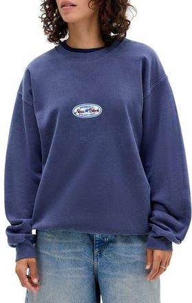 BDG New York Badge Sweatshirt in Blue at Nordstrom Rack, Size X-Large