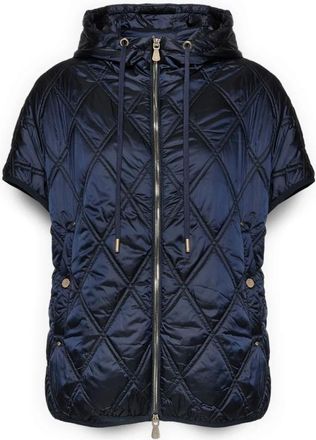 Elena Miro Dames, Jassen, Blauw, Maat: 2XL Nylon