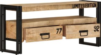 vidaXL Vidaxl - Mueble De Tv De Madera Maciza De Mango 100x30x45 Cm