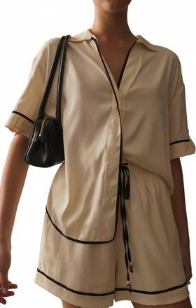 SANCIA The Laine Shirt In Pearl