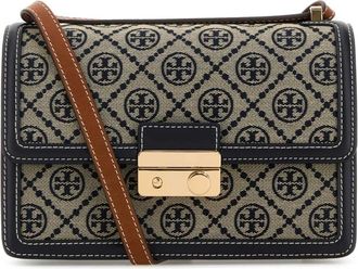 Tory Burch Borsa a tracolla T Monogram - - Bags - Donna - Blu - ONE SIZE