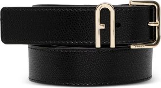 Furla Camelia leather belt - Black