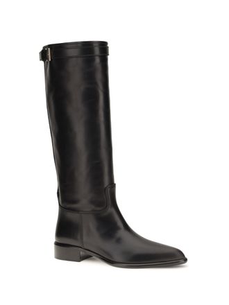 Prada Calf Leather Boot - Black