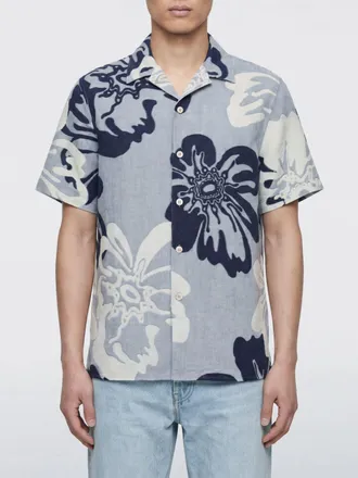 Paul Smith Camicia bowling in cotone a stampa floreale