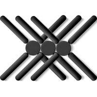 OEM Tr&iacute;pode Plegable De Silicona, Alfombrilla Compacta Antideslizante De Silicona Con Aislamiento T&eacute;rmico, Plegable En Forma De Cruz, Juego Extensible De 