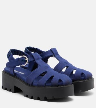 Miu Miu Platform slingback sandals