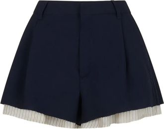 Marni Shorts con design a strati - Blu