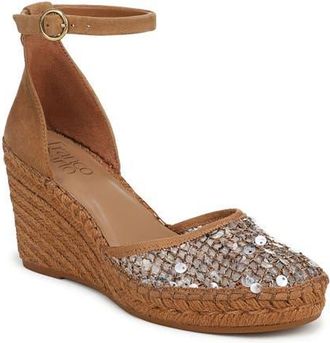 Franco Sarto Idalia Espadrille Wedge in Brown at Nordstrom, Size 6.5