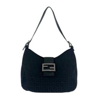Fendi Pre-owned Vintage Schoudertas - Dames - Pre-owned - Zwart - Maat: ONE Size Leer