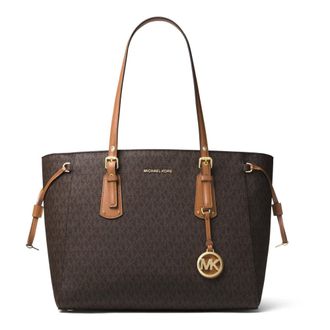 Michael Kors Tote Bags, female, Brown, Size: ONE SIZE Voyager Tote