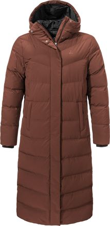Sch&ouml;ffel Daunenmantel SCH&Ouml;FFEL Down Coat Style Vindave WMS, Damen, Gr. 38, braun, Obermaterial: 100% Polyester. Futter: 100% Polyester. F&uuml;llung: 80% Daunen, 20