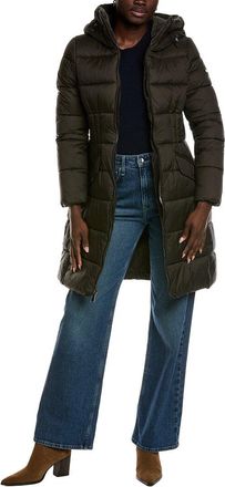 Shelli Segal Smooth Nylon Zip Front Jacket