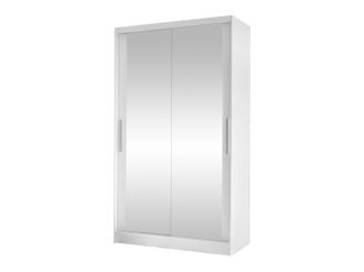 Mirjan24 Mobilier1 - Armario Closico 165, Blanco, 200x100x58cm, Puertas De Armario: Correderas, N&uacute;mero De Estantes: 0
