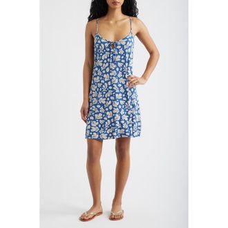 Rip Curl Surf Dreams Rib Minidress in Blue at Nordstrom, Size Xx-Small